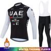 Winter Thermal Fleece Cycling Jersey Man UAE Road Bikes Termal Suit Clothing Jumper Clothes 2026 Men Men's Retro Biking Jackets