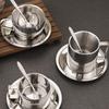 Stainless Steel Tea Cup Double Wall Espresso Cup Portable Coffee Cup Set  Gift Idea