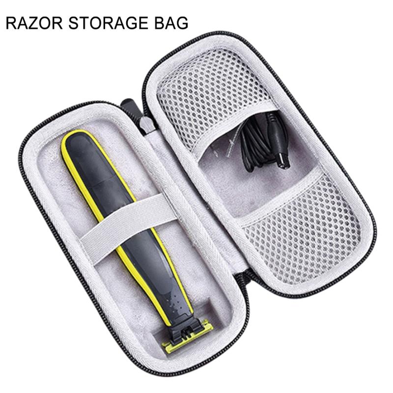 Portable Shaver Carrying Pouches With Protective Interior Travel Ready Shaver Keep Bag Sturdy Storage Container