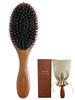 UBesuto Hair Pig Bristle Hair Paddle Pig Bristle Boar Bristle Hair Luxury Shiny Mixed Natural Hair Gift Birthday For Scalp Massage Brush that Makes