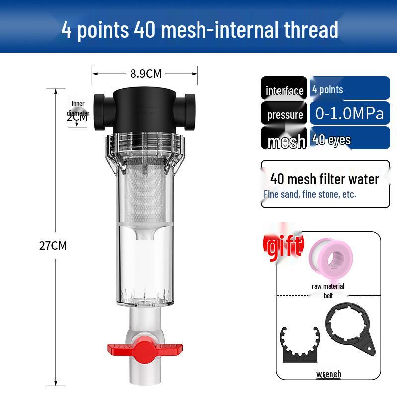 Large Capacity Fish Tank Pre-Filter and Waste Separator Pipeline