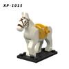 Plastic Blocks Mini Blocks Action Figures War Medieval Knight Horse  Wolf   Saddle  Bridle Toy Blocks For Children