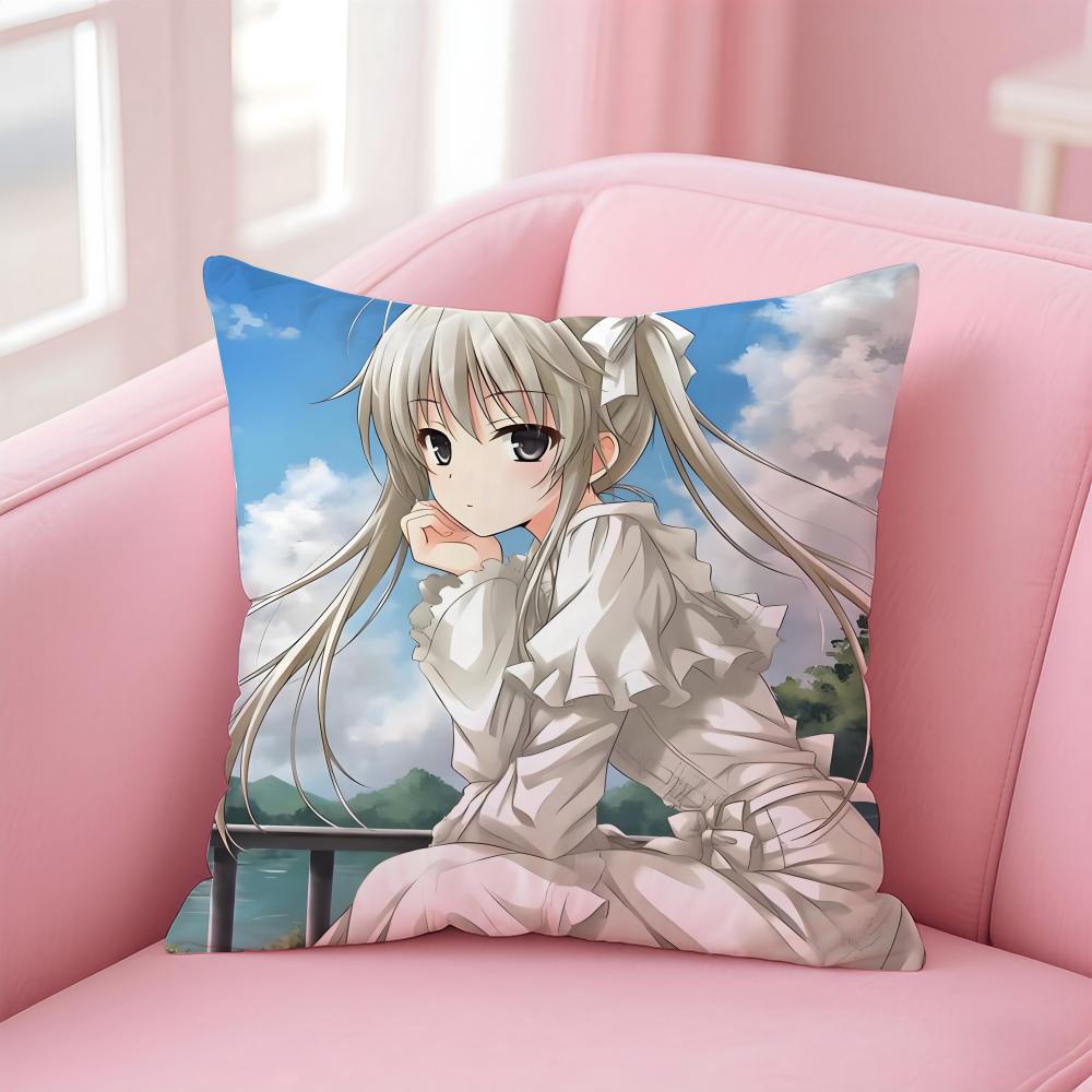 Аниме Y-Yosuga No Sora Наволочка Льняная Наволочка Мягкий Декор Для Дивана Домашней Комнаты