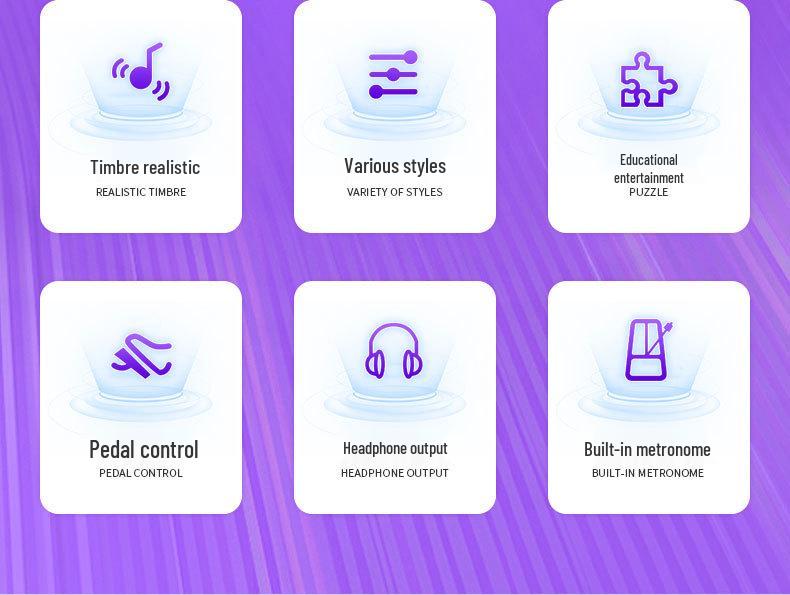 Портативный электронный барабанный комплект Bluetooth с мигающими огнями и встроенным динамиком