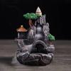 Привлекательный антизасоряющийся смоляной фонтан для благовоний, дымовой водопад, декор комнаты для йоги
