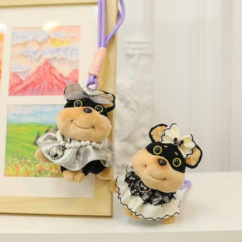 Милый брелок-подвеска в виде пчелы для сумки для собаки, плюшевая кукла, брелок для ключей, кошелек для карточек, премиальные подарки, подвеска