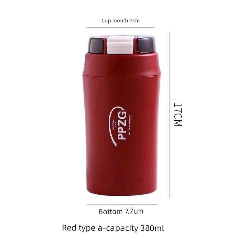 Coffee Cup for Women, High Aesthetic Value, Large Capacity, Insulated Cup with Dual Drinking Straw Options, Suitable for Drinking Herbal Tea, Gift