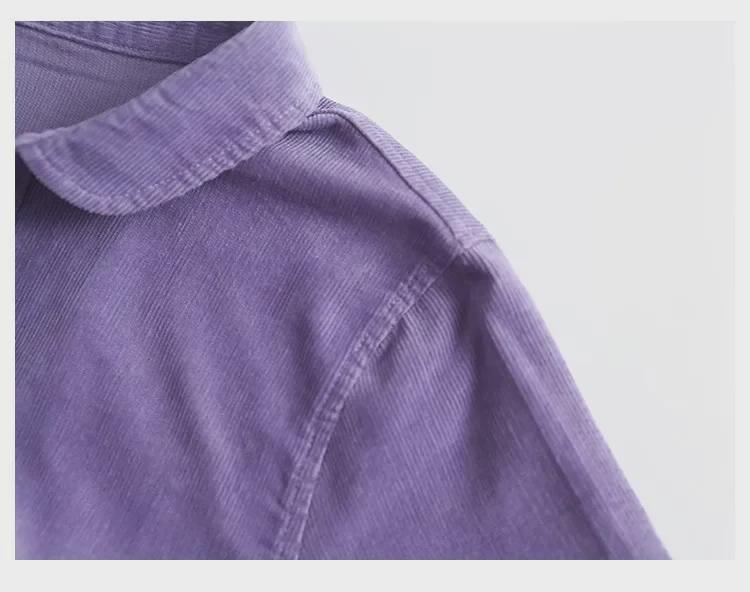 Платье из вельвета с воротником-стойкой, завязкой на талии и длинными рукавами — художественный и свежий стиль