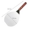 Non Stick Pastry Stainless Steel Kitchen Lifter Round Spatula Pizza Peel Paddle Hanging Hole Baking Tool Cake Shovel Chef Tools