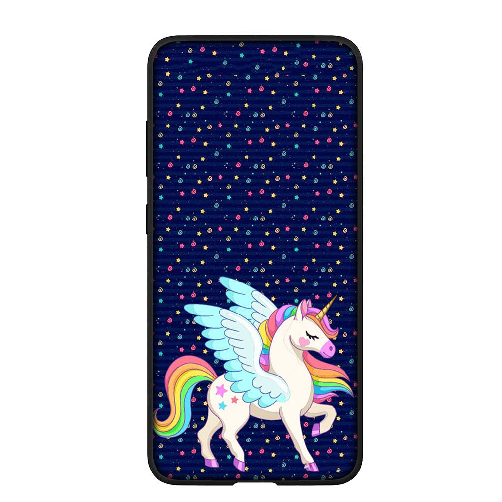 Чехол для телефона Samsung Galaxy S25 S24 S23 iPhone 16 15 Xiaomi Redmi Note 14 13 12 16E X 11 Pro Max OPPO Moto G85 G54 Huawei Poster Unicorn Horse Cover