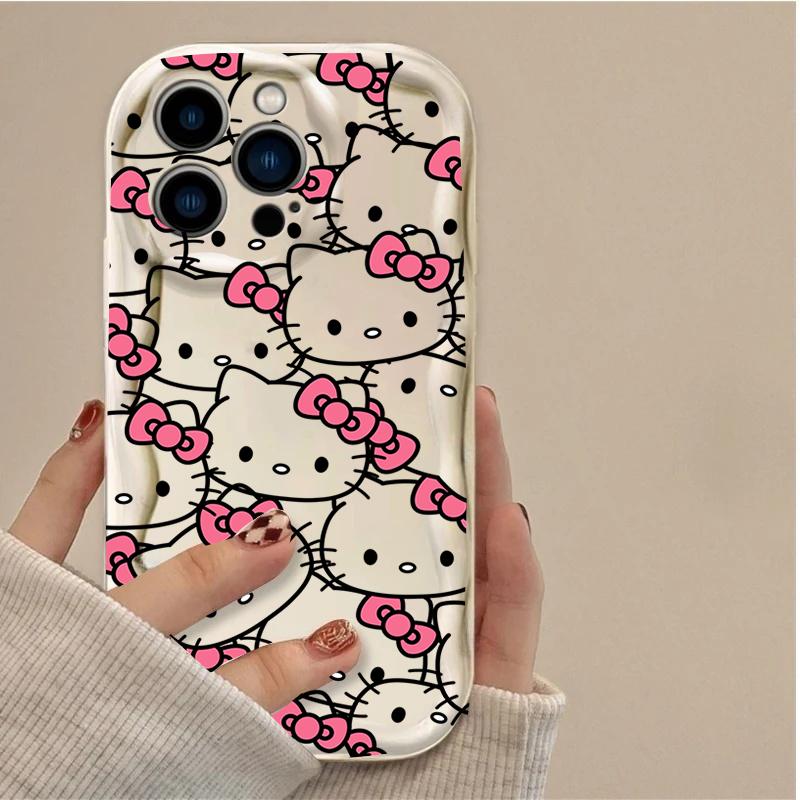 Чехол для телефона Xiaomi POCO X8 Pro 15T 5G M7 F7 X7 Pro M6 X6 F4 NFC X5 F6 5G Мультяшный Hello Kitty Корейский ТПУ Чехол