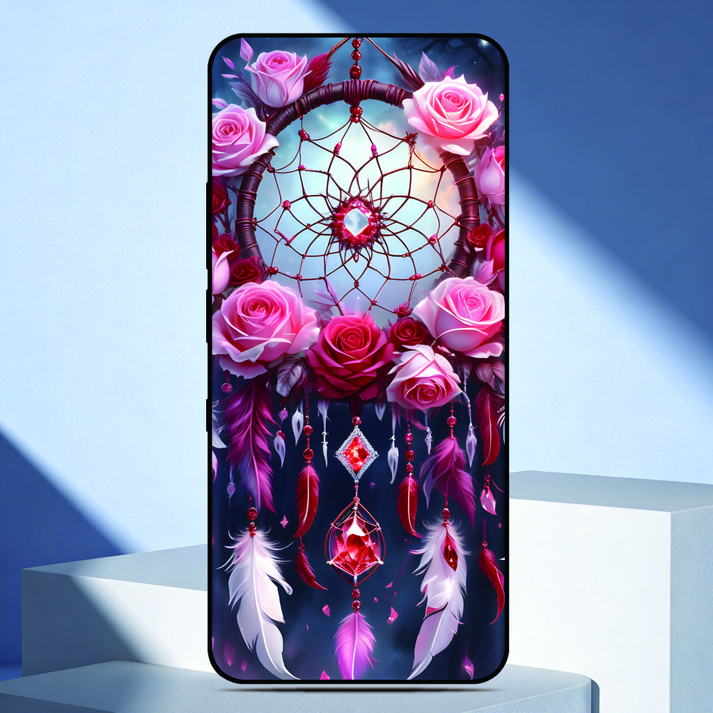 Rose Dream Catcher Phone Case For Motorola Moto G86 Power 5G Painted Back Cover For Moto G75 TPU Soft Fundas Customized Photo