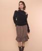 BELLIALEU Fuzzy Boat Neck Knit-Black