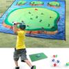 Chippings Golfs & Dart Practice Mat Game Golfs Training Mat with Sticky Ball
