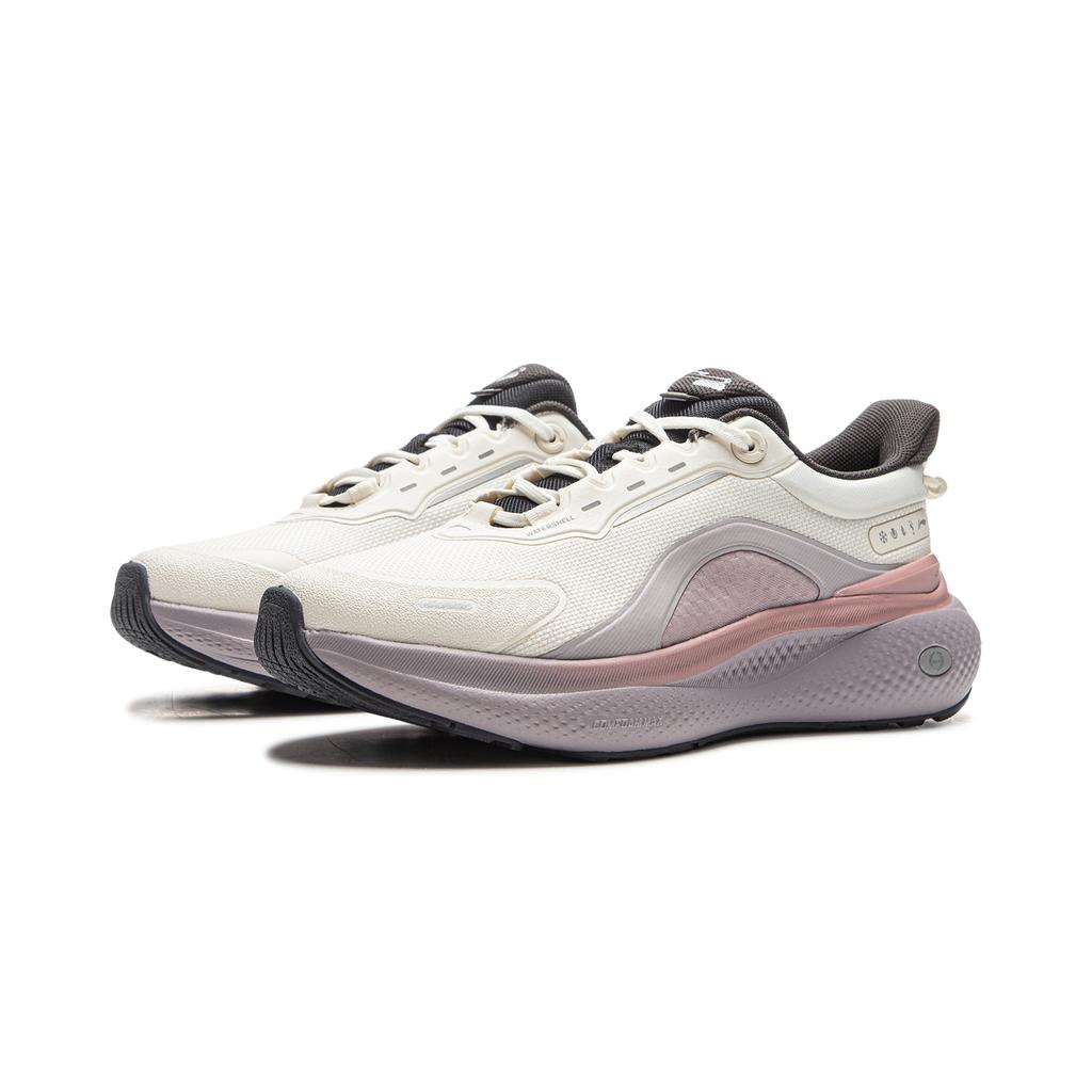 Li Ning SOFT PLUS 2 Амортизация Скользкие Устойчивые к истиранию Низкие Повседневная обувь Женская Цвет слоновой кости AGLV084-4
