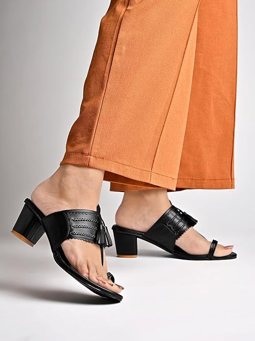 Женские босоножки Shoetopia на блочном каблуке с открытым носком и элегантными шнурками | Удобная летняя обувь