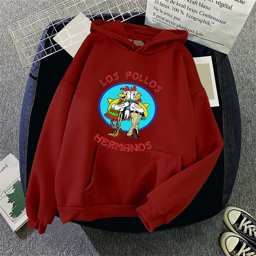 LOS POLLOS Hermanos Movie для женщин унисекс толстовка с капюшоном смешная толстовка Chicken Brothers свободные мужские толстовки пуловер хип-хоп уличная одежда