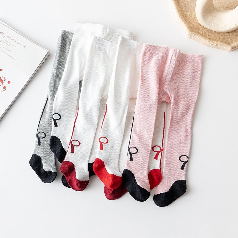 Детские колготки Весенне-осенние колготки для детей Колготки с бантом для девочки Балетные колготки для малышей Леггинсы для младенцев Брюки с PP