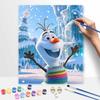 Disney Frozen Olaf oil painting art set handmade diy gift home decoration