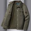 Весенне-осенняя куртка с лацканами, мужской уличный карго-топ с карманами, мужская повседневная быстросохнущая куртка свободного кроя большого размера