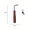 1pc Guzheng Piano Tuning Hammer L-shape Square Wrench Tuner Spanner Tip String Pin Repair Tool For Chinese Zither