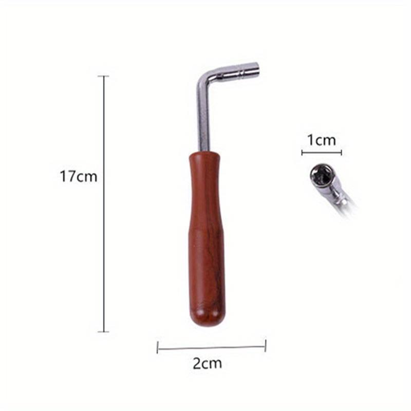 1pc Guzheng Piano Tuning Hammer L-shape Square Wrench Tuner Spanner Tip String Pin Repair Tool For Chinese Zither