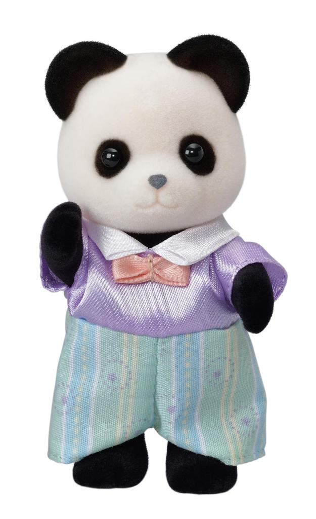Sylvanian Families Doll ST Mark Certification Ages Toy Dollhouse Sylvanian Families EPOCH [Panda Family] FS-39 3+