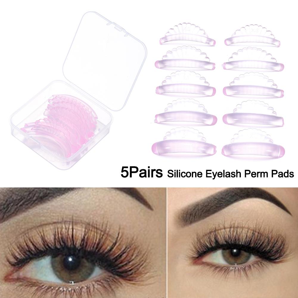 5Pairs Reusable Eyelash Perm Curler Applicator Tools Sticky Lashes Rods  Eyelashes