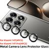 Camera Lens Protector Tempered Glass Metal Ring Lens Glass For Xiaomi 14T 13T 14T Pro 5G Case HD Clear Lens Glass Film
