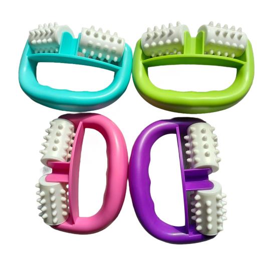 Массажер для глубоких тканей, антицеллюлитный массажер, эргономичный дизайн, легкий портативный неэлектрический роликовый массажер