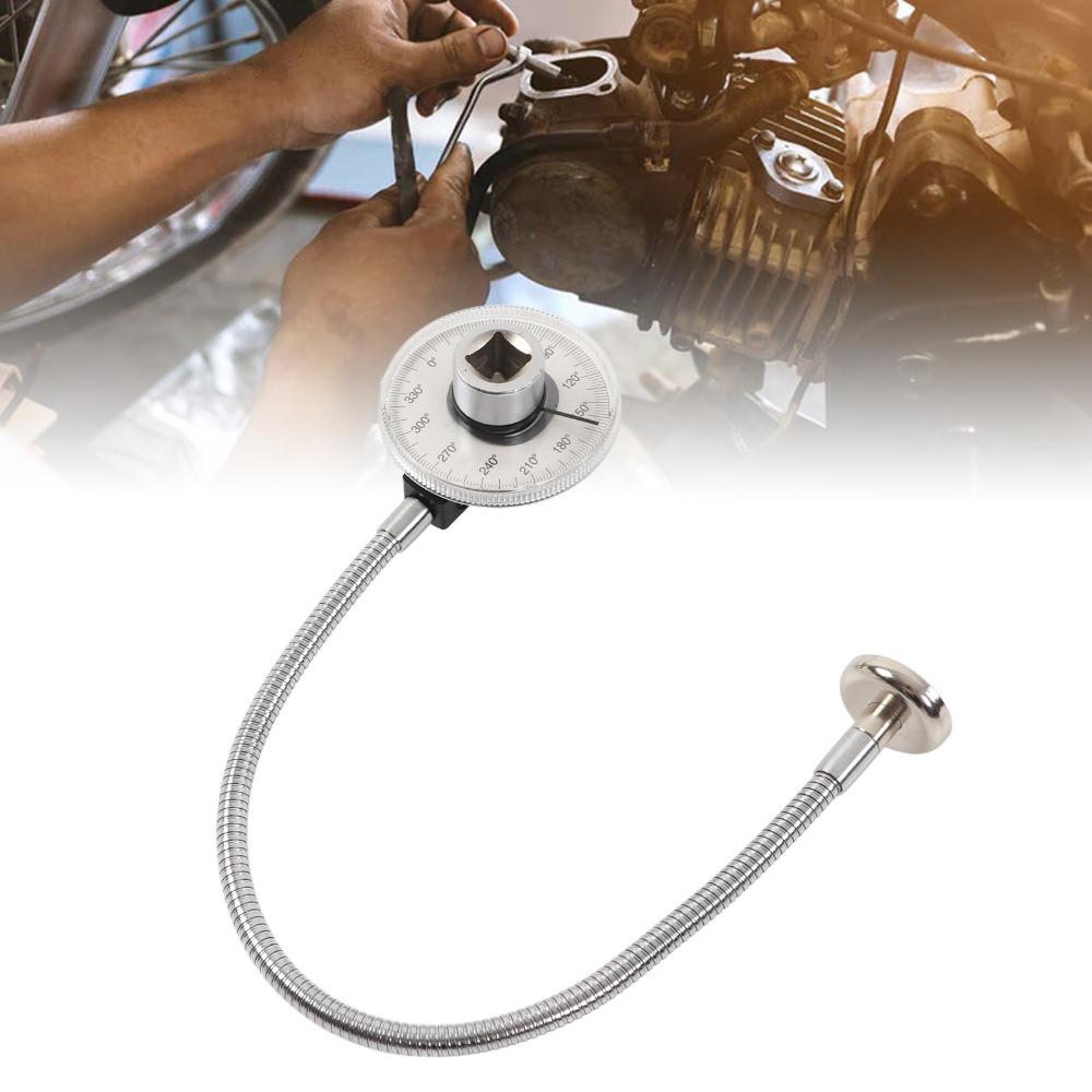 360 Degrees Wrench Angle Gauge 1/2 Inch Drive Angle Gauge Meter  Maintenance Technician