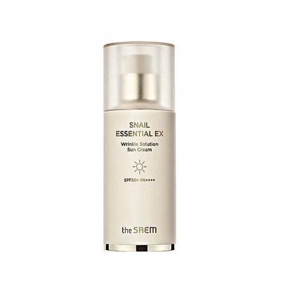 Snail Essential EX Wrinkle Solution Солнцезащитный крем SPF50+ PA++++ 40мл