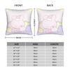 Asamimichaan Asleep Cartoon Square Pillow Case Cute Asamimi Cushion Covers Awesome Polyester Decorative Pillowcover For Home 18"