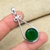 Green Onyx Gemstone 925 Sterling Silver Boho Jewelry Handmade Designer Pendant For Women