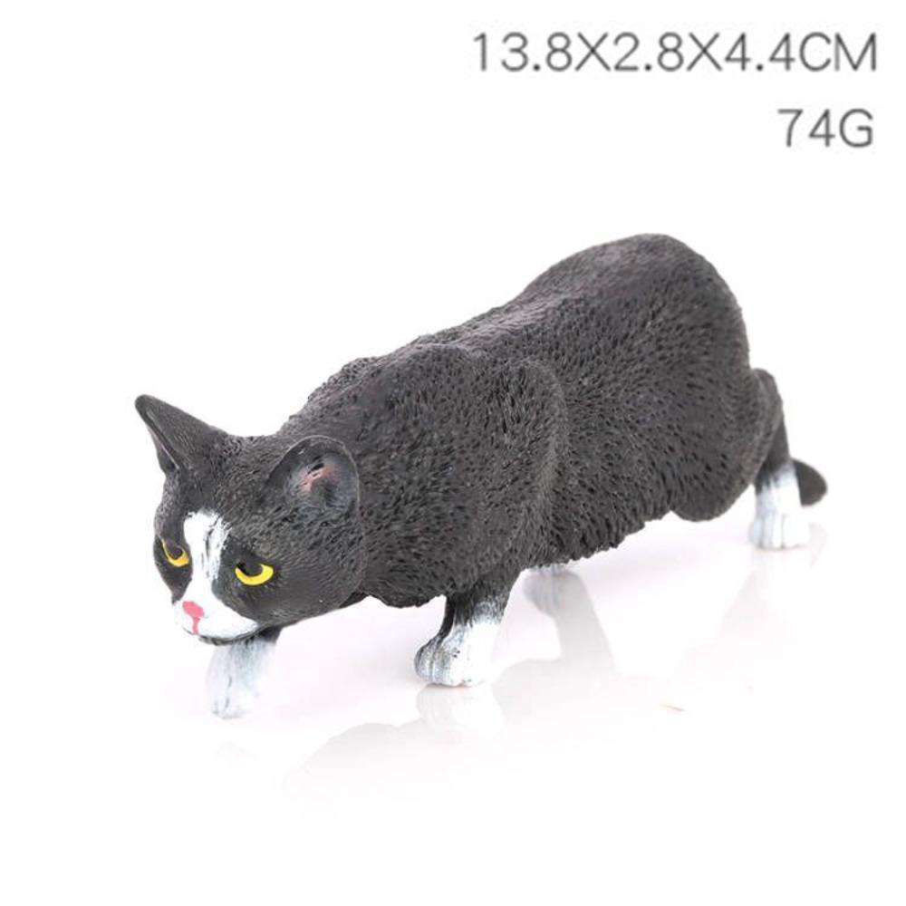 ПВХ Модель кошки Сиамская Регдолл Персидская кошка Реалистичные фигурки питомцев Статуэтка кошки Украшение для рабочего стола
