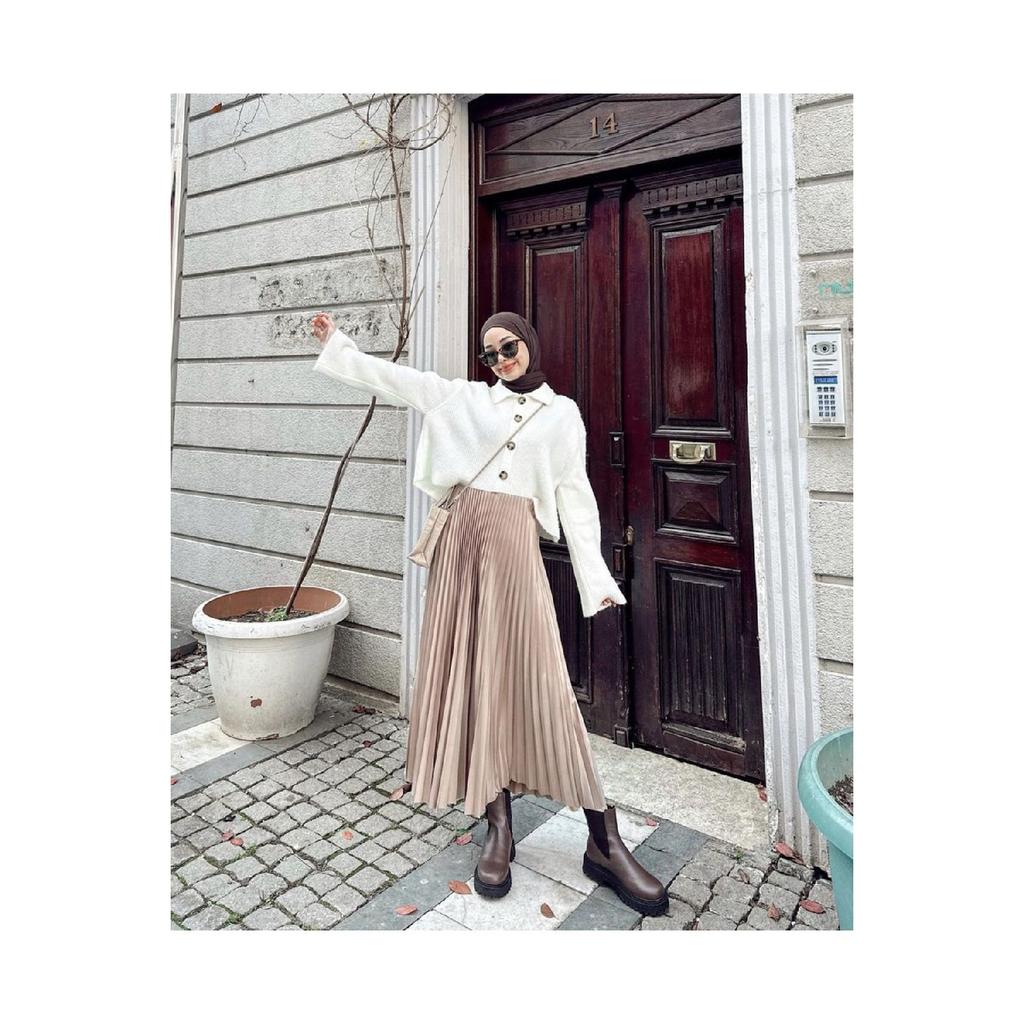 Плиссированная юбка в хиджабе