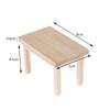 1:12 Dollhouse Miniature Wooden Table Model Furniture Accessories Toys