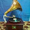 HMV Gramophone Antique: Fully Functional Working Phonograph - Wind-Up Record Player - Collectible Home Decor Gramophone Best Gift Him-Her