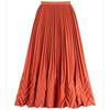 DX~~ New Diamond-shaped Pleated Skirt Women's Autumn High-waisted Slim Mid-length Skirt with a Knee and Hip Cover