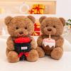 Valentine'S Day Gift For Girlfriend To Hold Rose Bear Plush Toy Put Ring Surprise Gift Box Doll Bear