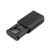 Mini 30X/60X Double Lenses Pocket Jewelry Magnifier with LED UV Lights Pull Type Glass Loupe