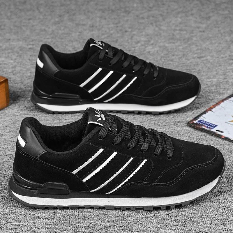 Искусственная кожа Мужская повседневная обувь Мужская весенняя мужская повседневная легкая обувь Кроссовки на шнуровке Балетки Дышащие уличные туфли Sapato