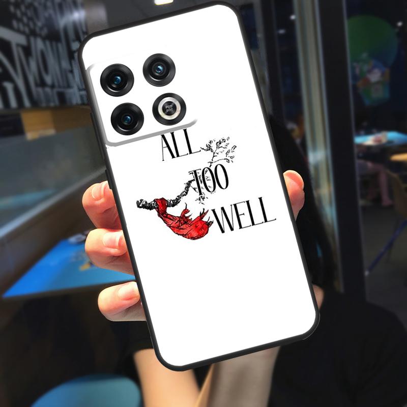 All Too Well Lyrics Funda For OnePlus 13R 13 12 R 11 9 10 Pro 8T 9RT 10T OnePlus Nord CE 4 2 3 Lite N20 N30 Case