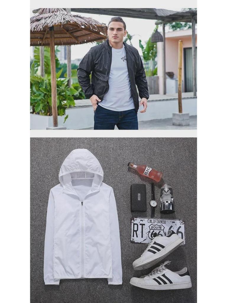 Мужская дышащая куртка с защитой от солнца 2023 года, размер Plus XXL (до 300 фунтов), Летний тренд