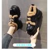 Fashion 2025 New Style Thick-Soled Loafers Women's Plush Warm Snow Boots Winter Increased Height Shoes Platform Shoes