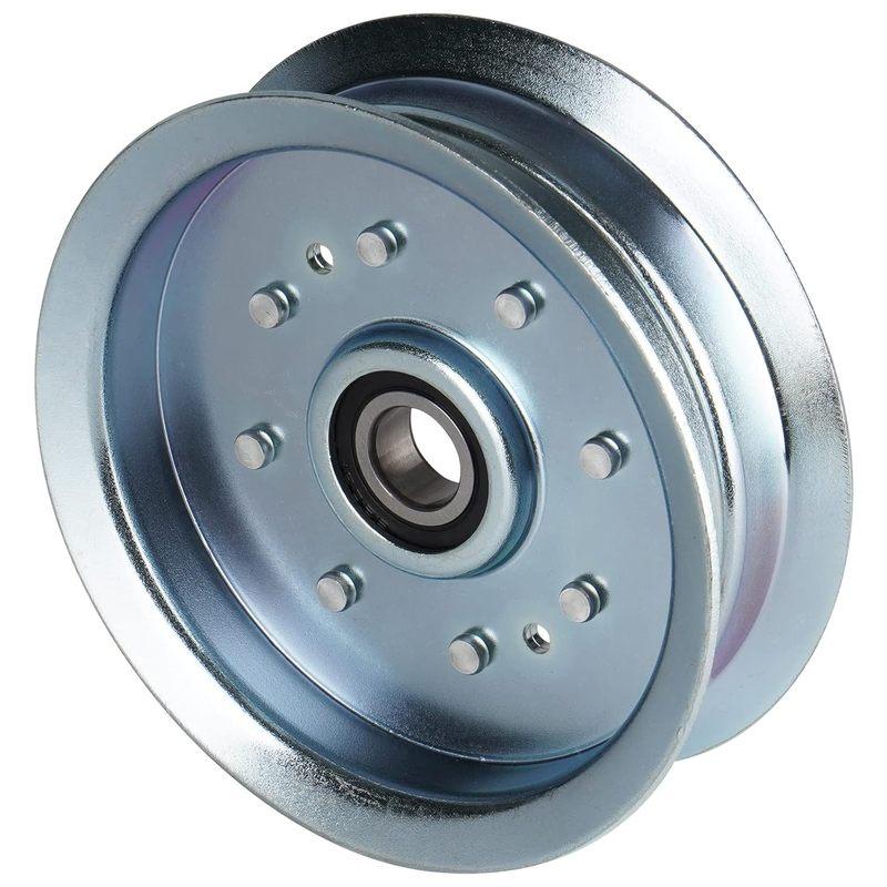Flat Idler Pulley for MTD 756-05034A John Deere GY20629 GY22082 Fits D170 D100 L118 L111 L108 D110 D125 XT1-LT46 XT2-LX46