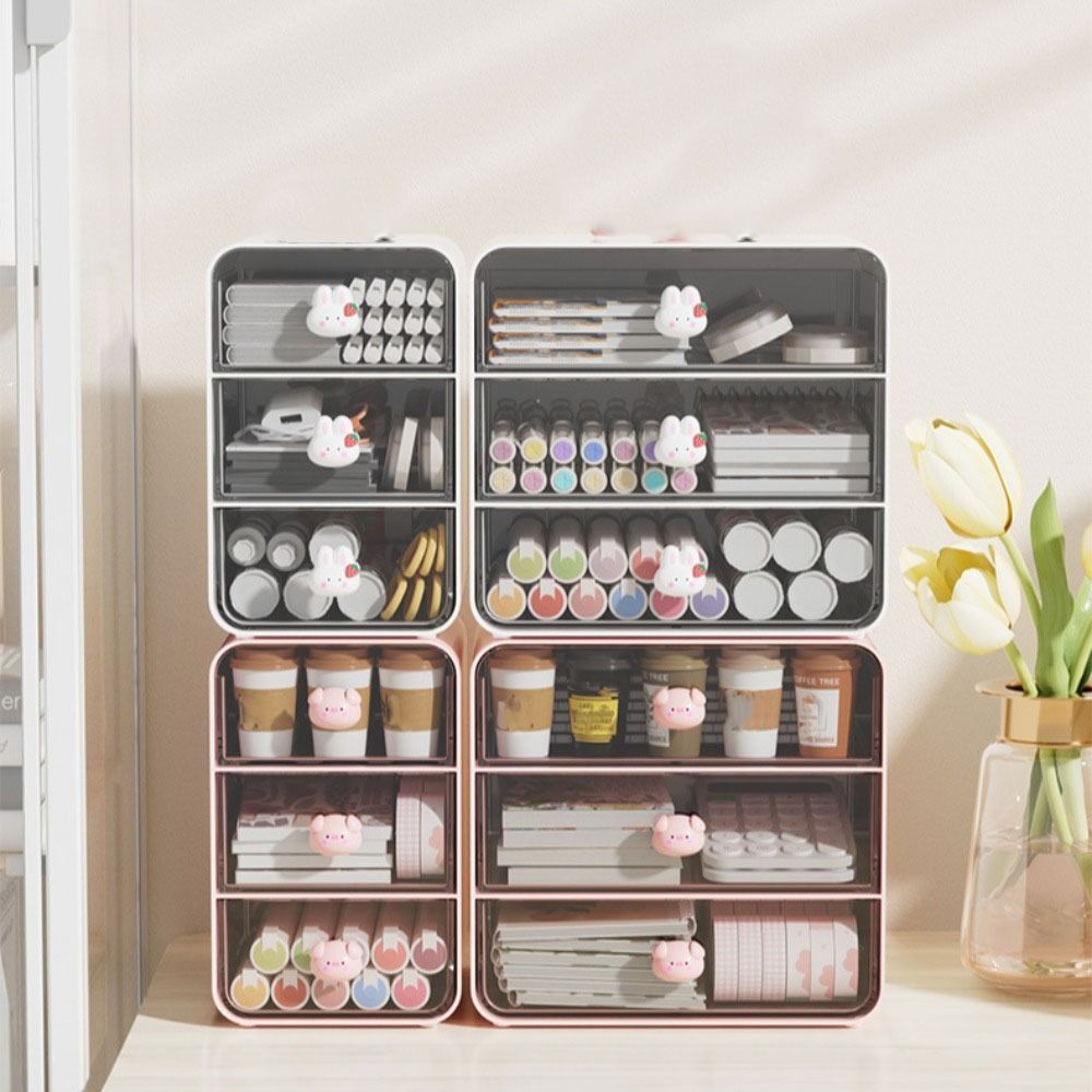 Пластиковый ящик для хранения ящиков, настольный ящик для хранения, офис