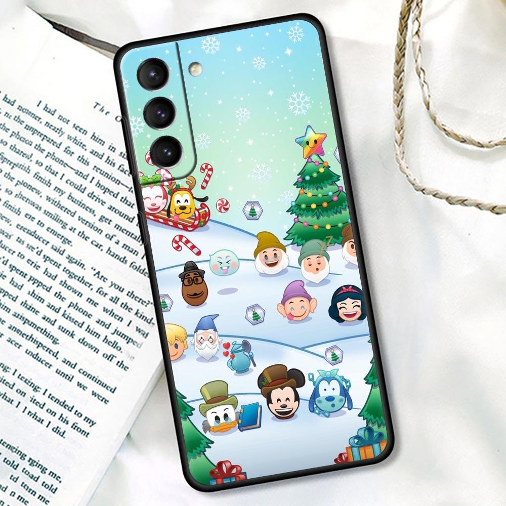 S24Ultra Для Samsung Galaxy S21 S20 FE S22 Ultra 10 S23 S24 Plus Чехол для телефона Funda Cover Подарок на Рождество Санта Клаус Снеговик