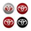 4pcs 56mm Car Styling Wheel Center Hub Caps Stickers Badge Emblem Decoration Decal For Toyota Corolla Auris CHR Yaris Rav4 Hilux