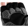 Komine GK-2593 Protective Fingerless Mesh Gloves for Motorcycles Black Red M